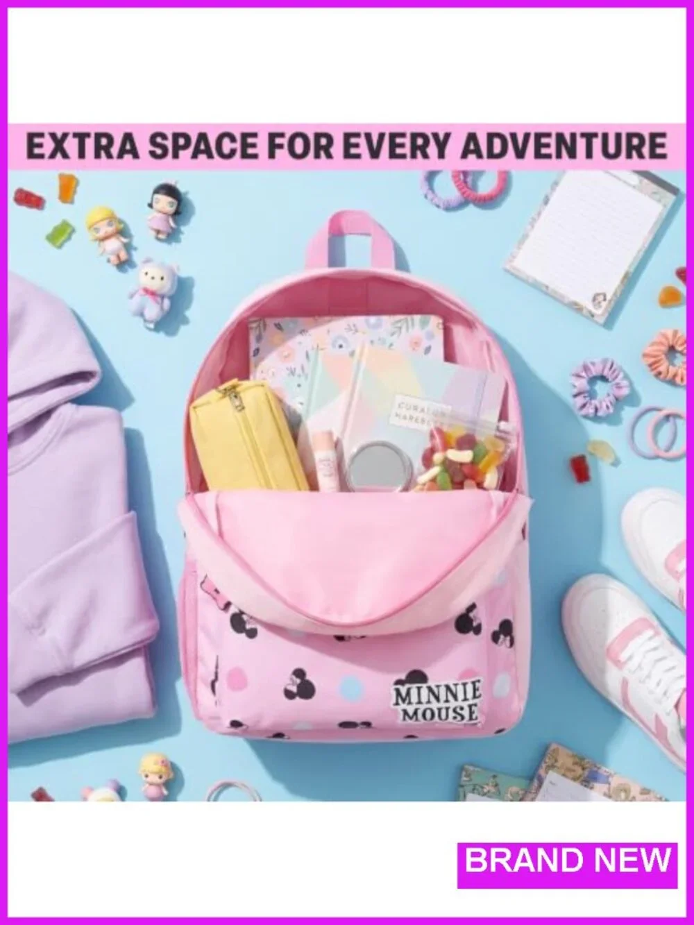Kids Backpack 4-Piece Set - Lunch Bag Pencil Case Water Bottle School Travel